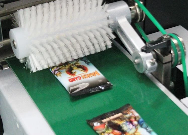 game cards bagging line